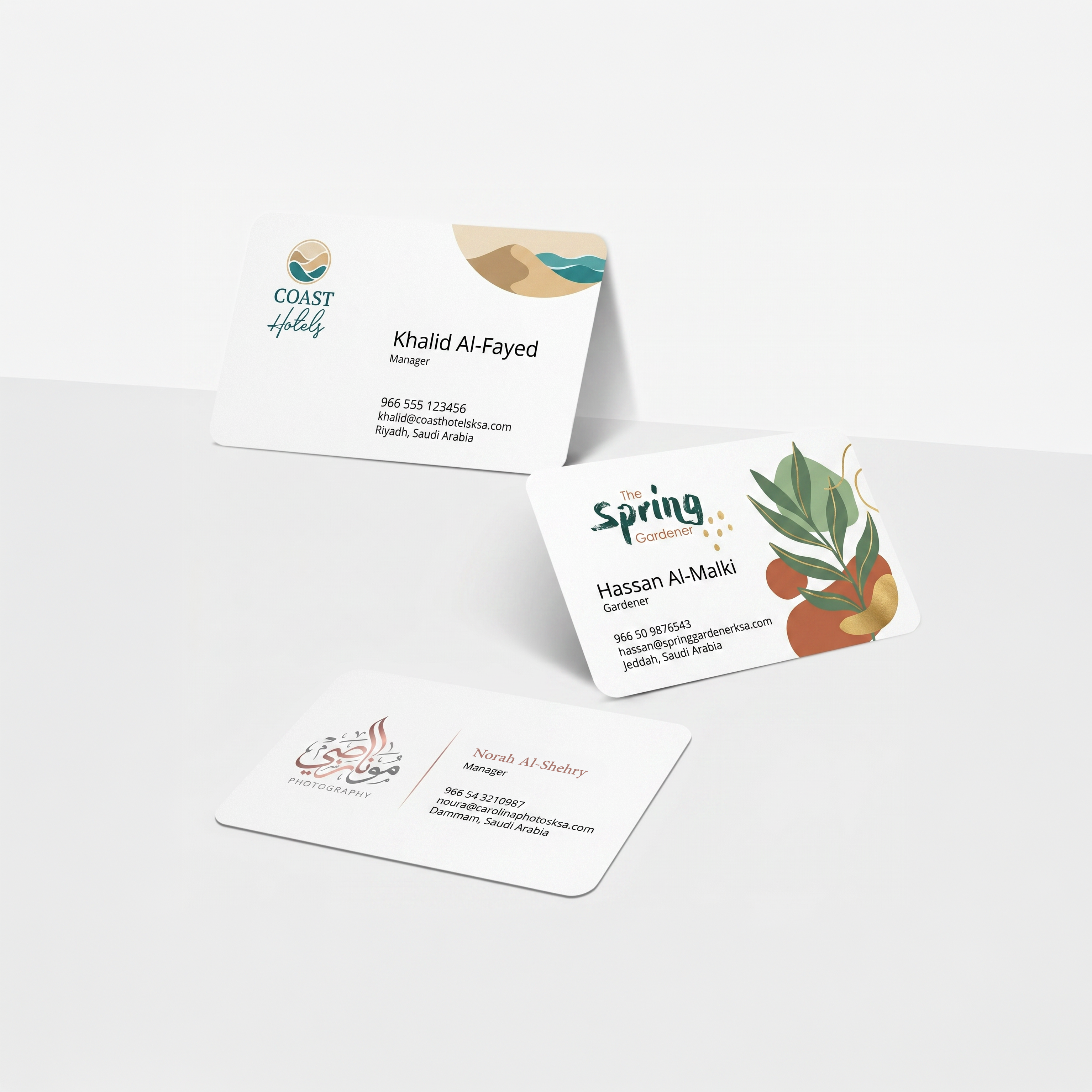 Custom Shape Business Cards